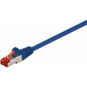 MicroConnect - Network cable - RJ-45 (M) to RJ-45 (M) - 25 m - 6 mm - SFTP - CAT 6 - halogen-free, round, stranded - blue