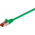 MicroConnect - Network cable - RJ-45 (M) to RJ-45 (M) - 50 m - 6 mm - SFTP - CAT 6 - halogen-free, round, stranded - green