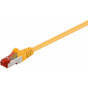 MicroConnect - Network cable - RJ-45 (M) to RJ-45 (M) - 50 m - 6 mm - SFTP - CAT 6 - halogen-free, round, stranded - yellow