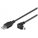 MicroConnect - USB cable - USB (M) to mini-USB Type B (M) - 1.8 m - right-angled connector