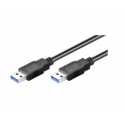 MicroConnect - USB cable - USB Type A (M) to USB Type A (M) - USB 3.0 - 3 m - black