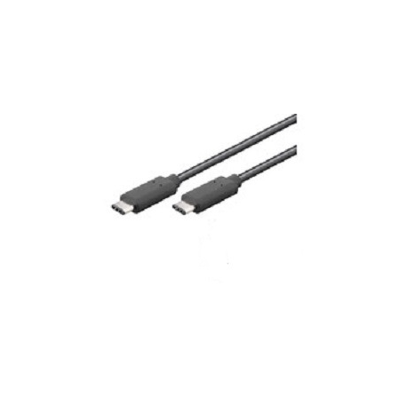 MicroConnect - USB cable - USB-C (M) to USB-C (M) - USB 3.1 Gen 2 - 50 cm - 4K support - black - 0