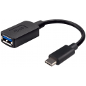 MicroConnect - USB adapter - USB Type A (F) to USB-C (M) - USB 3.2 Gen 1 - 20 cm - black