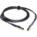 Lenovo - SAS external cable - 4 x Mini SAS HD (SFF-8644) (M) to 4 x Mini SAS HD (SFF-8644) (M) - 2 m - for ThinkSystem DE4000H Hybrid