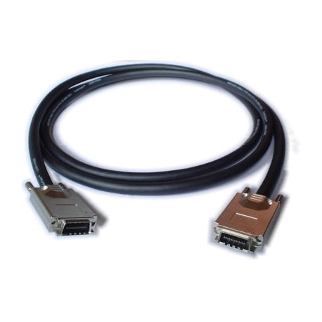 HPE - SAS external cable - 4-Lane - 26 pin 4x Shielded Mini MultiLane SAS (SFF-8088) (M) to 26 pin 4x Shielded Mini MultiLane SAS (SFF-8088) (M) - 6 m - for Modular Smart Array P2000 G3; ProLiant DL360p Gen8 - 0
