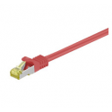 MicroConnect - Network cable - RJ-45 (M) to RJ-45 (M) - 50 cm - SFTP, PiMF - CAT 7 - snagless - red