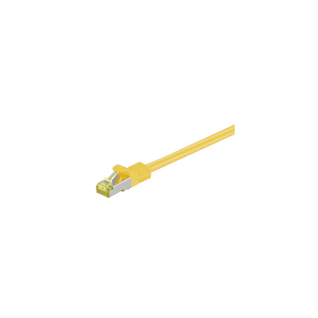 MicroConnect - Network cable - RJ-45 (M) to RJ-45 (M) - 1.5 m - SFTP, PiMF - CAT 7 - snagless - yellow - 0