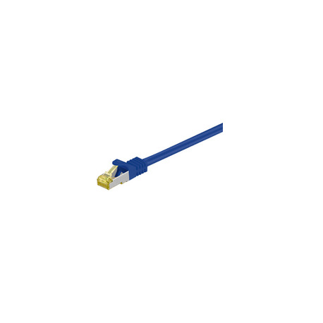 MicroConnect - Network cable - RJ-45 (M) to RJ-45 (M) - 1 m - SFTP, PiMF - CAT 7 - halogen-free, snagless - blue - 0
