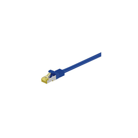 MicroConnect - Network cable - RJ-45 (M) to RJ-45 (M) - 2 m - SFTP, PiMF - CAT 7 - halogen-free, snagless - blue - 0