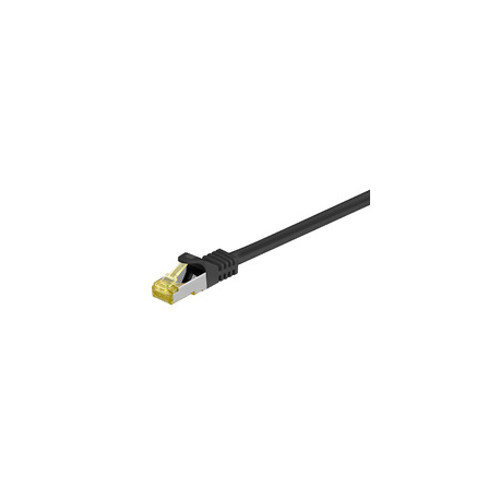 MicroConnect - Network cable - RJ-45 (M) to RJ-45 (M) - 5 m - SFTP, PiMF - CAT 7 - snagless - black - 0