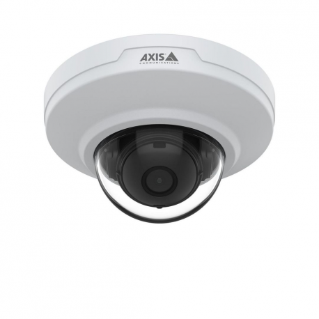 AXIS M3085-V - Network surveillance camera - dome - vandal resistant  /  impact resistant  /  dust resistant  /  water resistant - colour (Day&Night) - 2 MP - 1920 x 1080 - 1080p - fixed iris - fixed focal - audio - LAN 10 / 100 - MJPEG, H.264, AVC, HEVC, H.265, MPEG-4 Part 10, MPEG-H Part 2 - PoE Plus Class 2 - 0