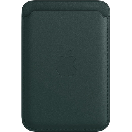 Apple iPhone Leather Wallet with MagSafe - Forest Green, Mobile