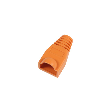 MicroConnect - Network cable boots - orange (pack of 50) - 0