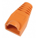 MicroConnect - Network cable boots - orange (pack of 50)