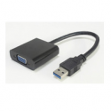 MicroConnect - External video adapter - USB 3.0 - VGA - black