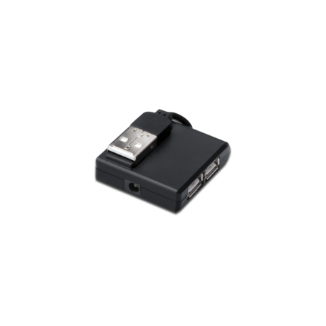 MicroConnect - Hub - 4 x USB 2.0 - desktop - 0