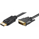 MicroConnect - DisplayPort cable - dual link - DisplayPort (M) to DVI-D (M) - 5 m - thumbscrews