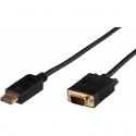 MicroConnect - Video converter - DisplayPort - VGA - black