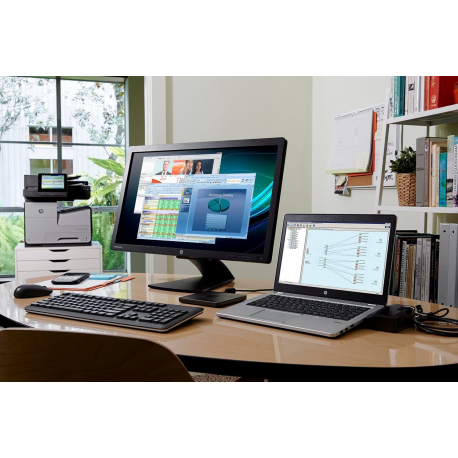 HP UltraSlim Docking Station 2013 - Docking station - VGA, 2 x DP - 65 Watt - Europe - for ZBook 14, 14 G2, 14u G4, 14u G5, 14u G6, 15u G2, 15u G3, 15u G4, 15u G5, 15u G6 - 3