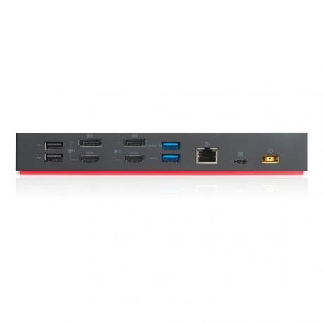 Lenovo ThinkPad Hybrid USB-C with USB-A Dock - Docking station - USB-C - 2 x HDMI, 2 x DP - GigE - 135 Watt - South Africa - 2