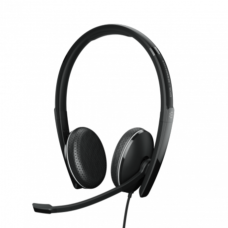 EPOS I SENNHEISER ADAPT 165 USB II - Headset - on-ear - wired - USB, 3.5 mm jack - black - Optimised for UC - 0