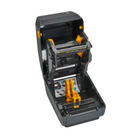 Zebra ZD421t - Label printer - thermal transfer - Roll (11.2 cm) - 300 dpi - up to 102 mm / sec - USB 2.0, USB host, NFC, Bluetooth LE - grey - 4