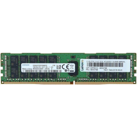 Lenovo TruDDR4 - DDR4 - module - 16 GB - DIMM 288-pin - 2133 MHz  /  PC4-17000 - CL15 - 1.2 V - registered - ECC - for System x3550 M5 5463; x3650 M5 5462; x3850 X6 6241; x3950 X6 6241 - 0