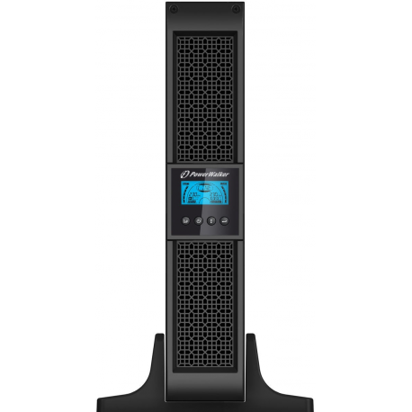 PowerWalker VI 2000RT LCD - UPS - AC 220/230/240 V - 1.8 kW - 2000 VA 7 Ah - RS-232, USB - output connectors: 8 - 2U - 19" - black - 3