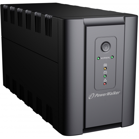 PowerWalker VI 2200 - UPS - AC 220 / 230 / 240 V - 1.2 kW - 2200 VA - 9 Ah - USB - output connectors: 4 - black - 1
