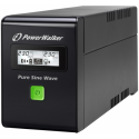 PowerWalker VI 600 SW - UPS - AC 220 / 230 / 240 V - 360 Watt - 600 VA - 7 Ah - USB - output connectors: 3 - black