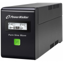 PowerWalker VI 800 SW - UPS - AC 220 / 230 / 240 V - 480 Watt - 800 VA 9 Ah - USB - output connectors: 3 - black