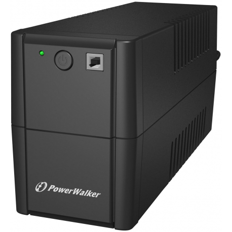 PowerWalker VI 650 IEC - UPS - AC 220/230/240 V - 360 Watt - 650 VA - 7 Ah - USB - output connectors: 4 - black - 0