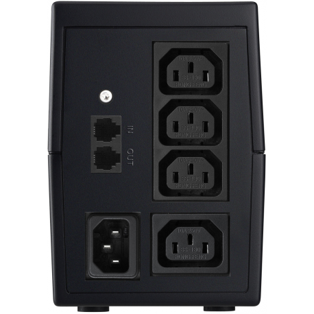 PowerWalker VI 850 IEC - UPS - AC 220 / 230 / 240 V - 480 Watt - 850 VA - 9 Ah - USB - output connectors: 4 - black - 3