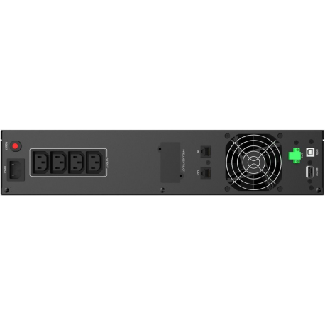 PowerWalker VI 2200 RLE - UPS (rack-mountable) - AC 230 V - 1320 Watt - 2200 VA - 9 Ah - RS-232, USB - output connectors: 4 - 2