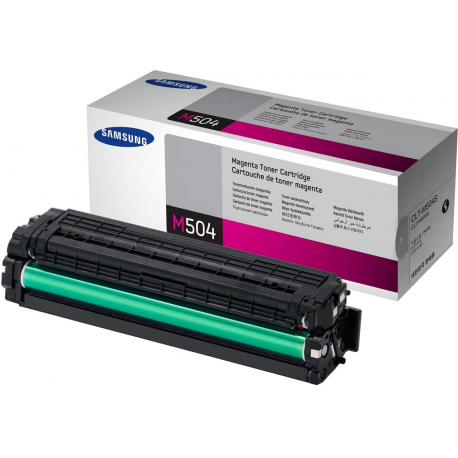 Samsung CLT-M504S - Magenta - original - toner cartridge - for CLP-415N, 415NW; CLX-4195FN, 4195FW, 4195N; Xpress C1810W, C1860FW - 0