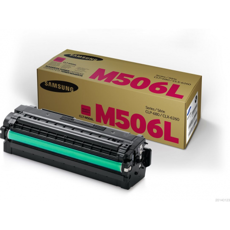 Samsung CLT-M506L - Magenta - original - toner cartridge - for CLP-680DW, 680ND; CLX-6260FD, 6260FR, 6260FW, 6260ND - 1