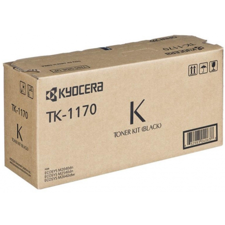 Kyocera TK 1170 - Black - original - toner cartridge - for ECOSYS M2040dn, M2040dn / KL3, M2540dn, M2540dn / KL3, M2540dw, M2640idw, M2640idw / KL3 - 0