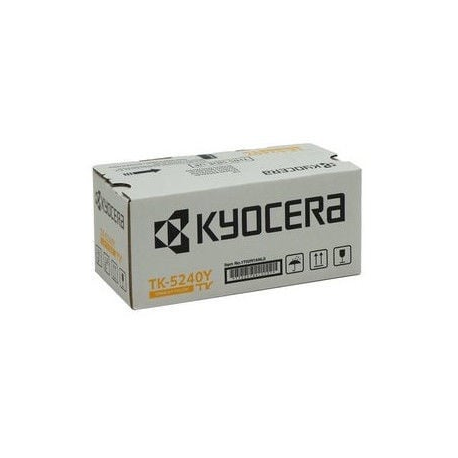 Kyocera TK 5240Y - Yellow - original - toner cartridge - for ECOSYS M5526, P5026 - 0