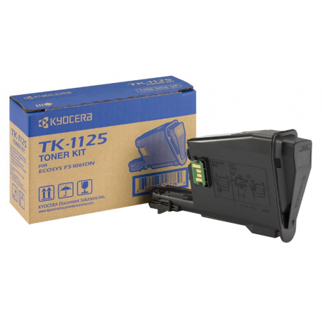 Kyocera TK 1125 - Black - original - toner cartridge - for Kyocera FS-1325MFP, FS-1325MFP / KL3; FS-1061DN, 1061DN / KL3 - 1