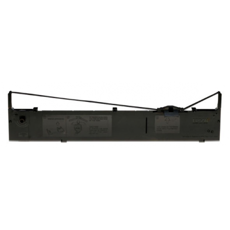 Epson - Black - printer fabric ribbon - for FX 2170, 2180; LQ 2070, 2080, 2170, 2180, 2190, 2190N - 1