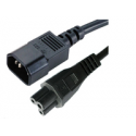 MicroConnect Power Cord Notebook - Power cable - IEC 60320 C5 to IEC 60320 C14 - 1.8 m - black