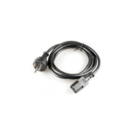 MicroConnect - Power cable - IEC 60320 C13 - 1.8 m - black - Denmark - 0