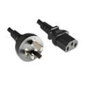 MicroConnect - Power cable - IEC 60320 C13 to 3-pole (M) - 1.8 m - black - China