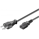 MicroConnect - Power cable - SEV 1011 (M) to IEC 60320 C13 - 3 m - black - Switzerland