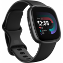 Fitbit Versa 4 - 40 mm - graphite - smart watch with band - black - band size: S / L - NFC, Bluetooth
