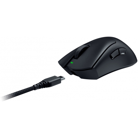 Razer DeathAdder V3 Pro - Mouse - ergonomic - right-handed - optical - 5 buttons - wireless - USB, Bluetooth - black - 2