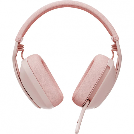 Logitech Zone Vibe 100 - Headset - full size - Bluetooth - wireless - rose - 3