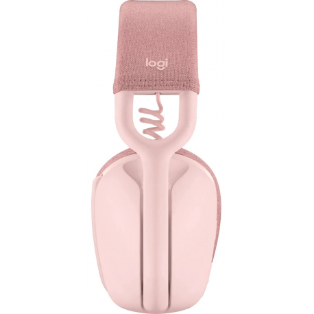 Logitech Zone Vibe 100 - Headset - full size - Bluetooth - wireless - rose - 5