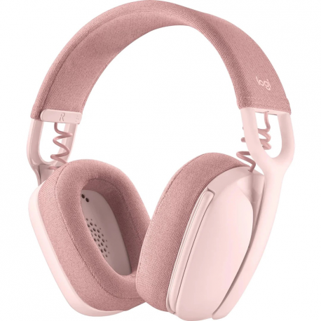Logitech Zone Vibe 100 - Headset - full size - Bluetooth - wireless - rose - 6