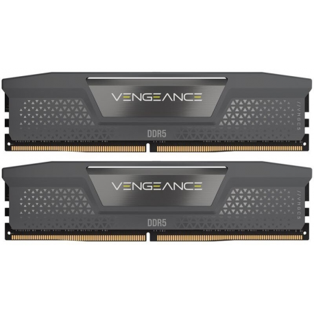 CORSAIR Vengeance - DDR5 - kit - 32 GB: 2 x 16 GB - DIMM 288-pin - 5200 MHz  /  PC5-41600 - CL40 - 1.25 V - cool grey - 2